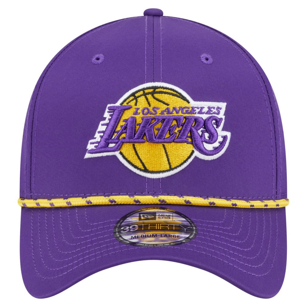 Los Angeles Lakers Featherweight Poly Rope Flex 39Thirty Hat - Purple | New Era cheap