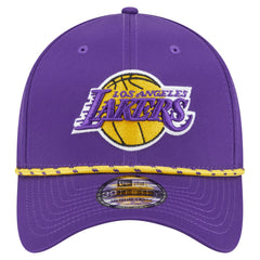 Los Angeles Lakers Featherweight Poly Rope Flex 39Thirty Hat - Purple | New Era cheap