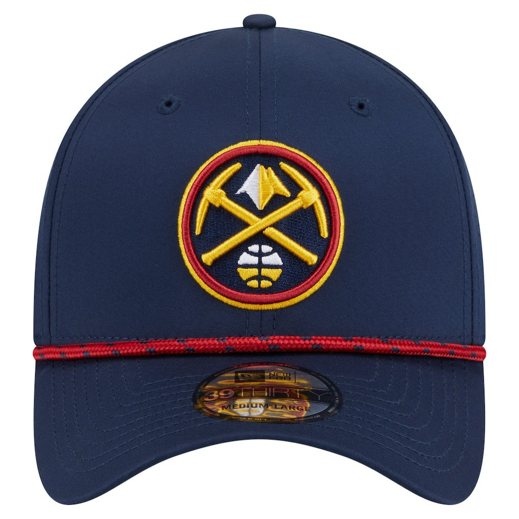Denver Nuggets Featherweight Poly Rope Flex 39Thirty Hat sale - Navy | New Era shop