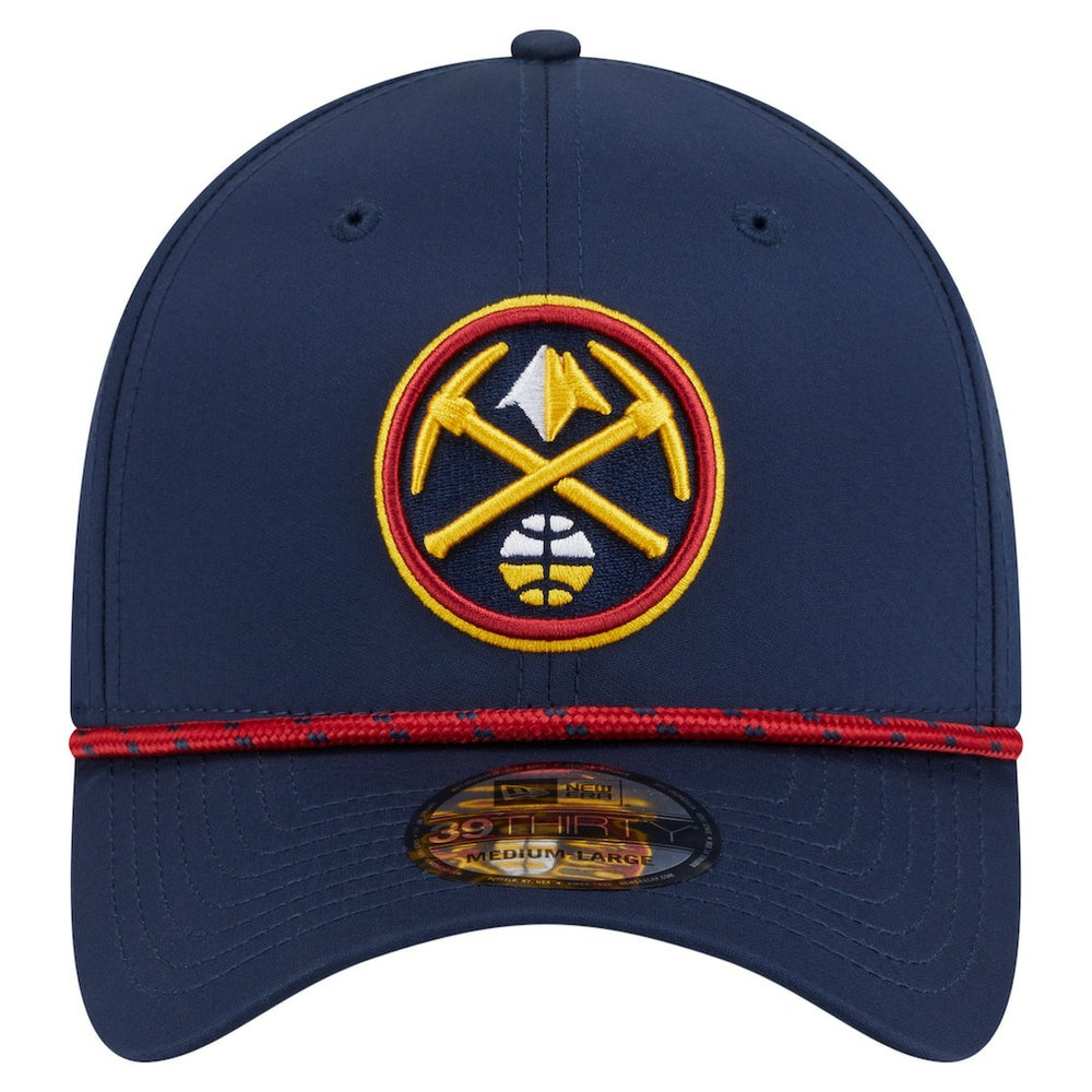 Denver Nuggets Featherweight Poly Rope Flex 39Thirty Hat sale - Navy | New Era shop