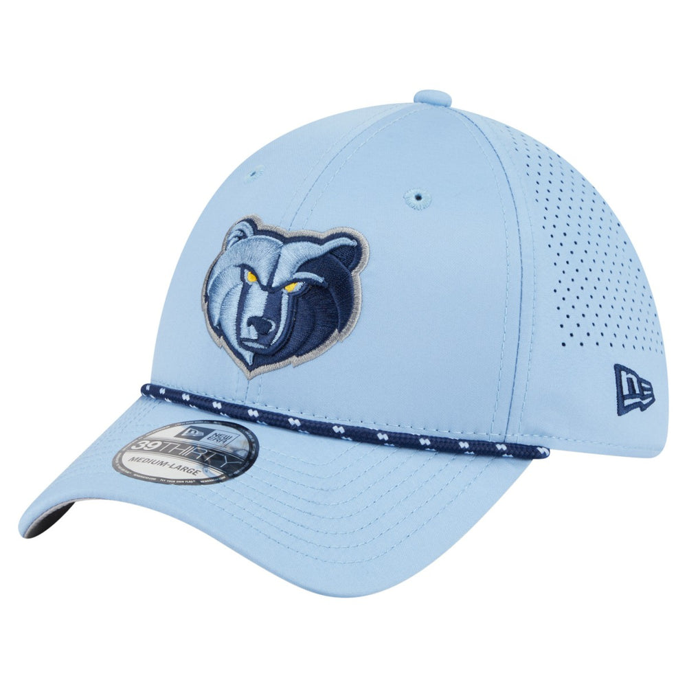 Memphis Grizzlies Featherweight Poly Rope Flex 39Thirty Hat - Light Blue | New Era for sale