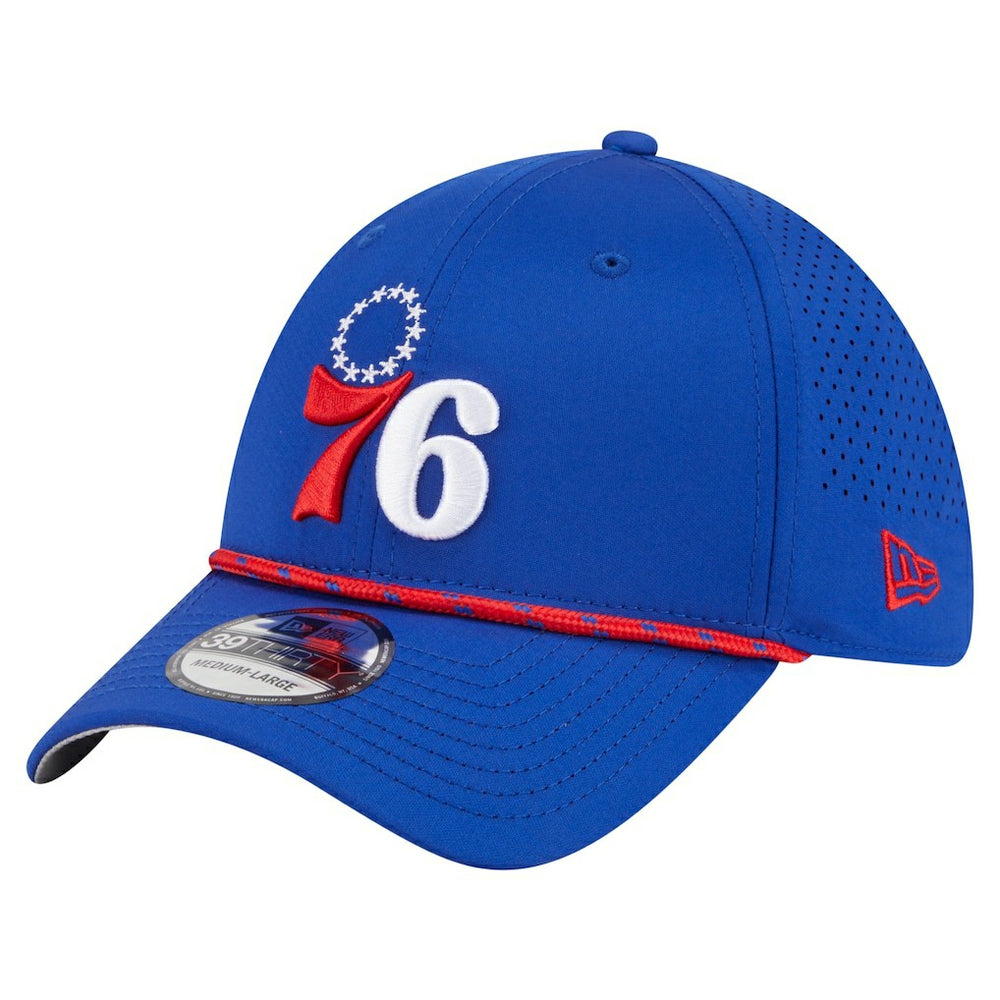 Philadelphia 76ers Featherweight Poly Rope Flex 39Thirty Hat - Royal | New Era shop
