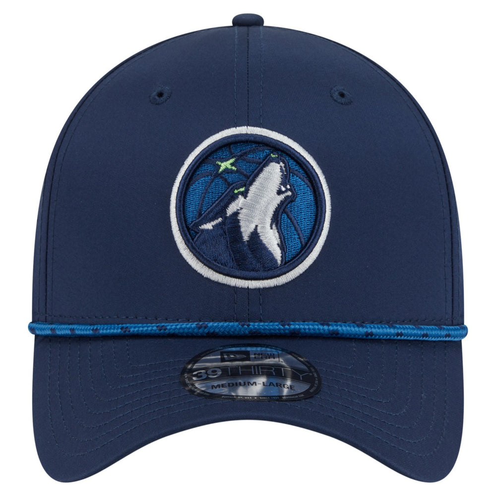 Minnesota Timberwolves Featherweight Poly Rope Flex 39Thirty Hat - Navy | New Era outlet