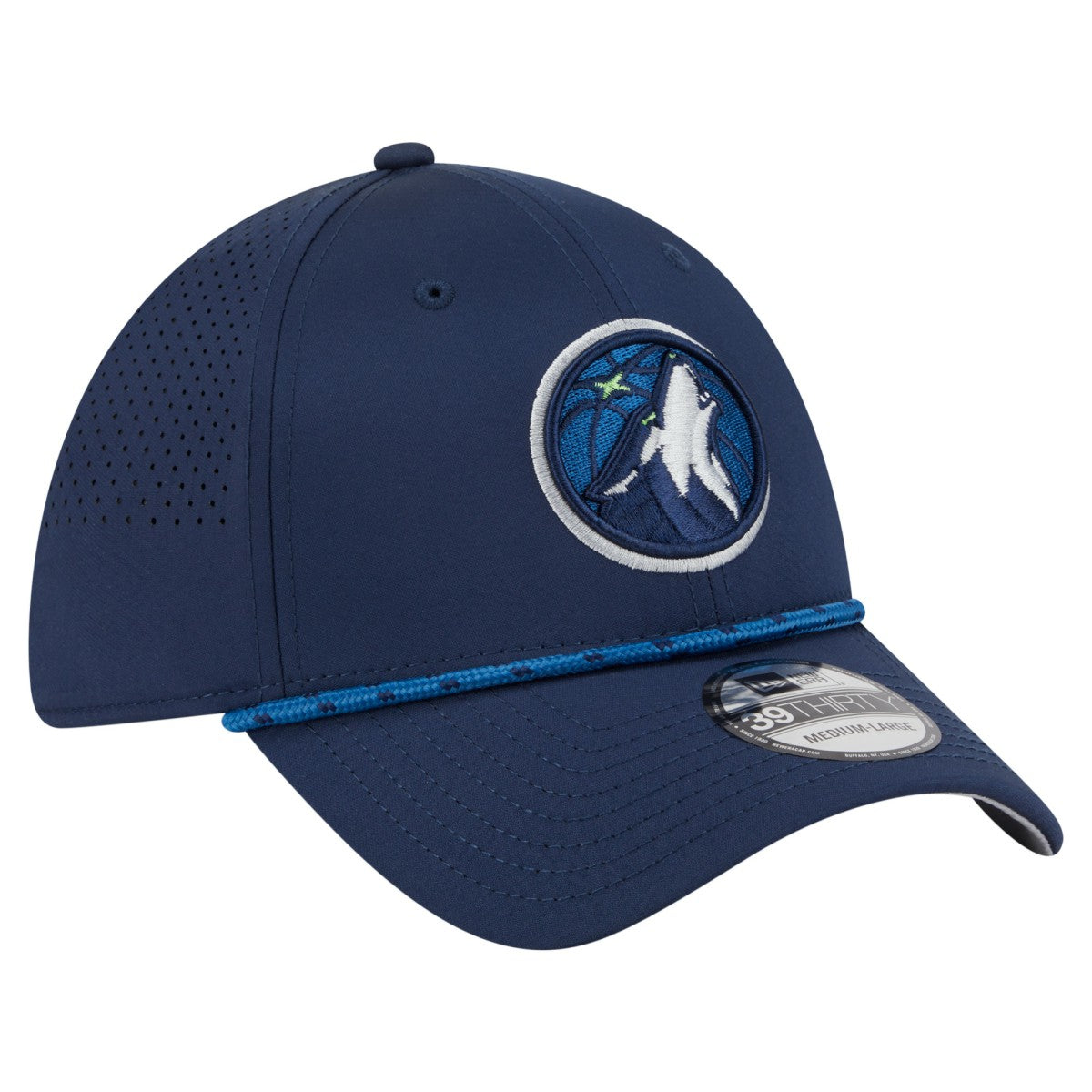 Minnesota Timberwolves Featherweight Poly Rope Flex 39Thirty Hat - Navy | New Era outlet