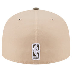 Golden State Warriors Color Pack Two-Tone 59FIFTY A-Frame Fitted Hat - Tan | New Era sale
