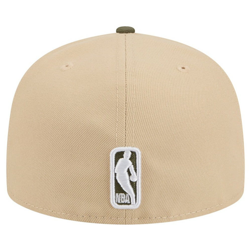 Philadelphia 76ers Color Pack Two-Tone 59FIFTY A-Frame Fitted Hat - Tan | New Era online