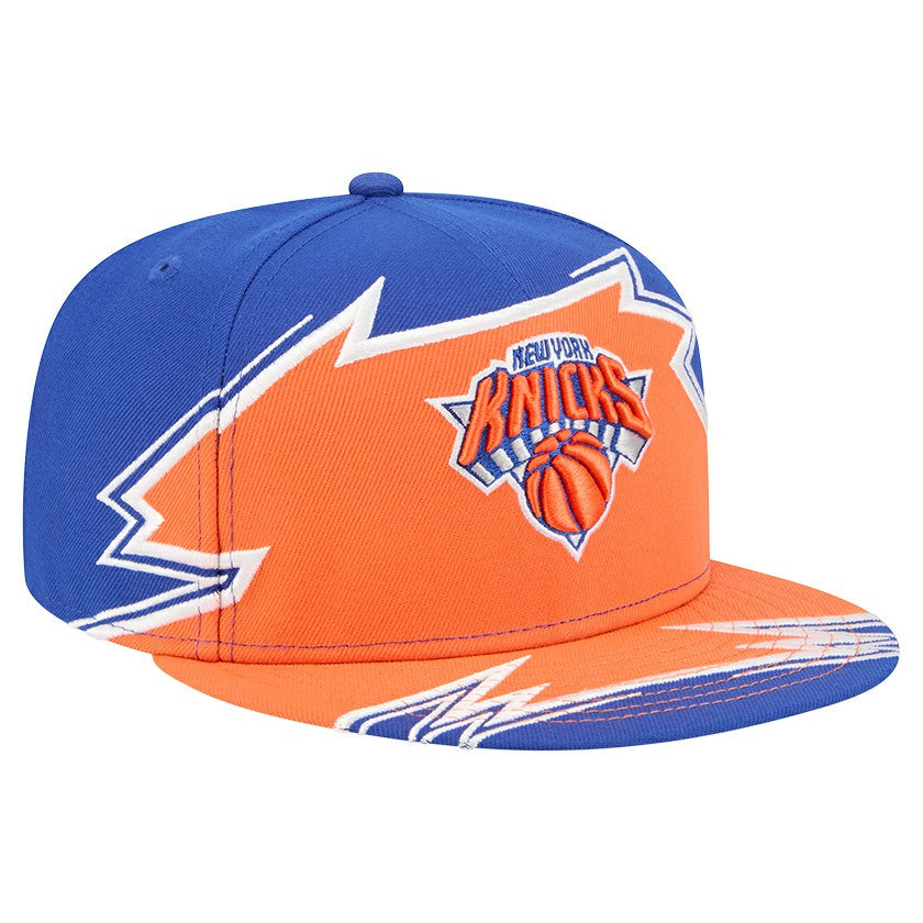 New York Knicks Break 59FIFTY Fitted Hat - Blue/Orange | New Era shop