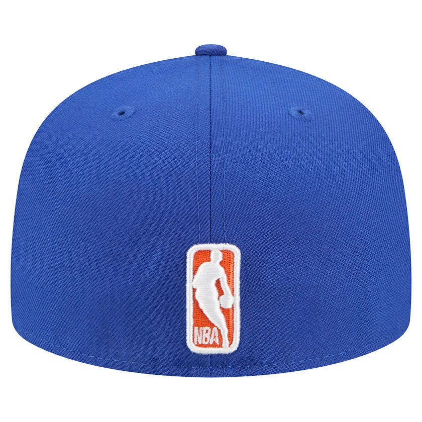 New York Knicks Break 59FIFTY Fitted Hat - Blue/Orange | New Era shop