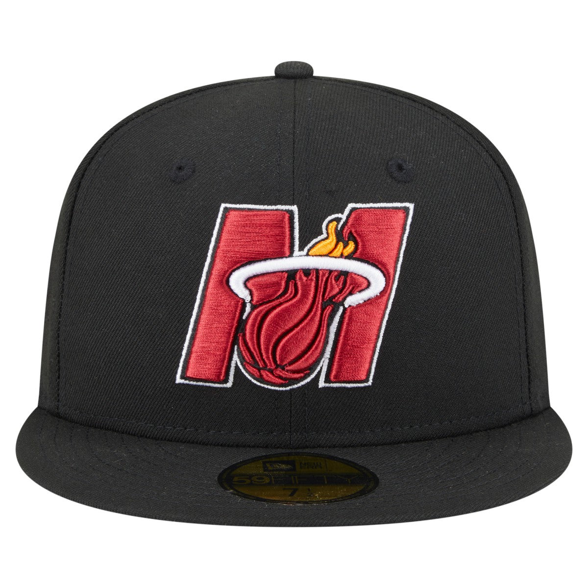 Miami Heat Deceptor 59FIFTY Fitted Hat - Black | New Era cheap