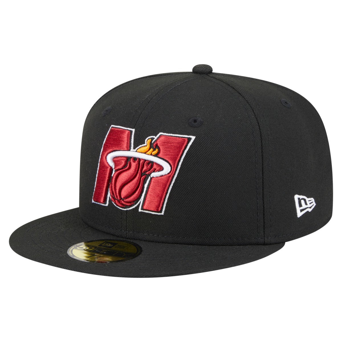 Miami Heat Deceptor 59FIFTY Fitted Hat - Black | New Era cheap