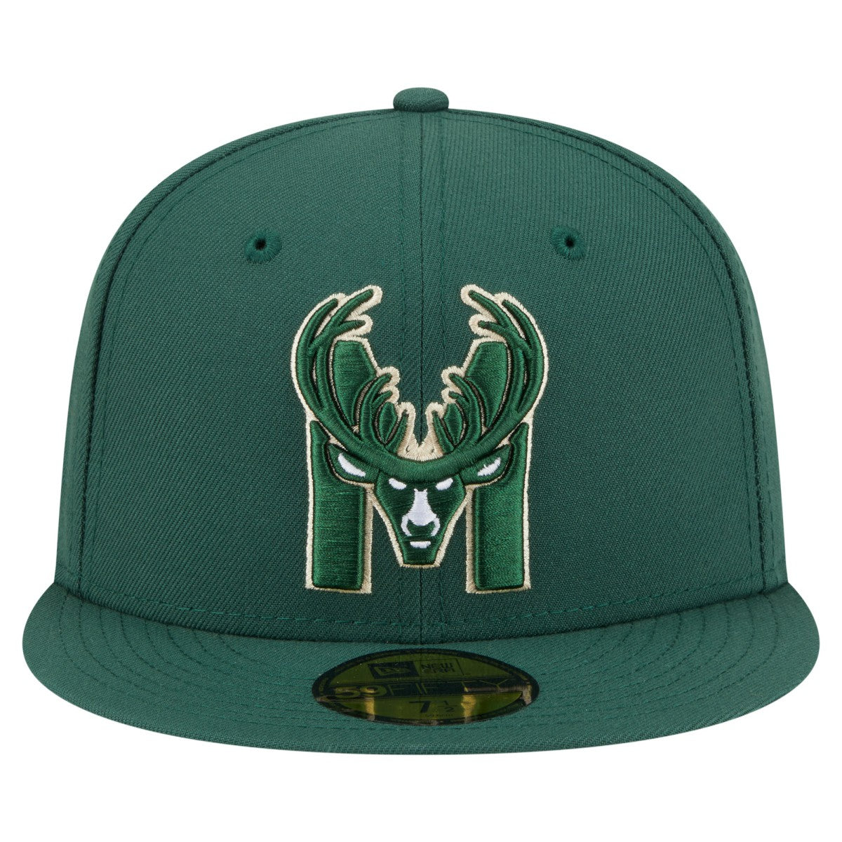 Milwaukee Bucks Deceptor 59FIFTY Fitted Hat - Hunter Green | New Era on sale