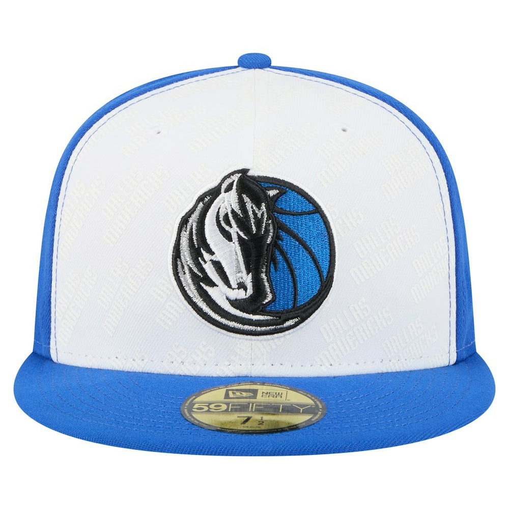 Dallas Mavericks Repeat 59Fifty Fitted Hat sale - White/Blue | New Era outlet