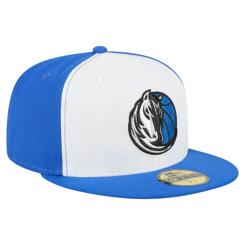 Dallas Mavericks Repeat 59Fifty Fitted Hat sale - White/Blue | New Era outlet