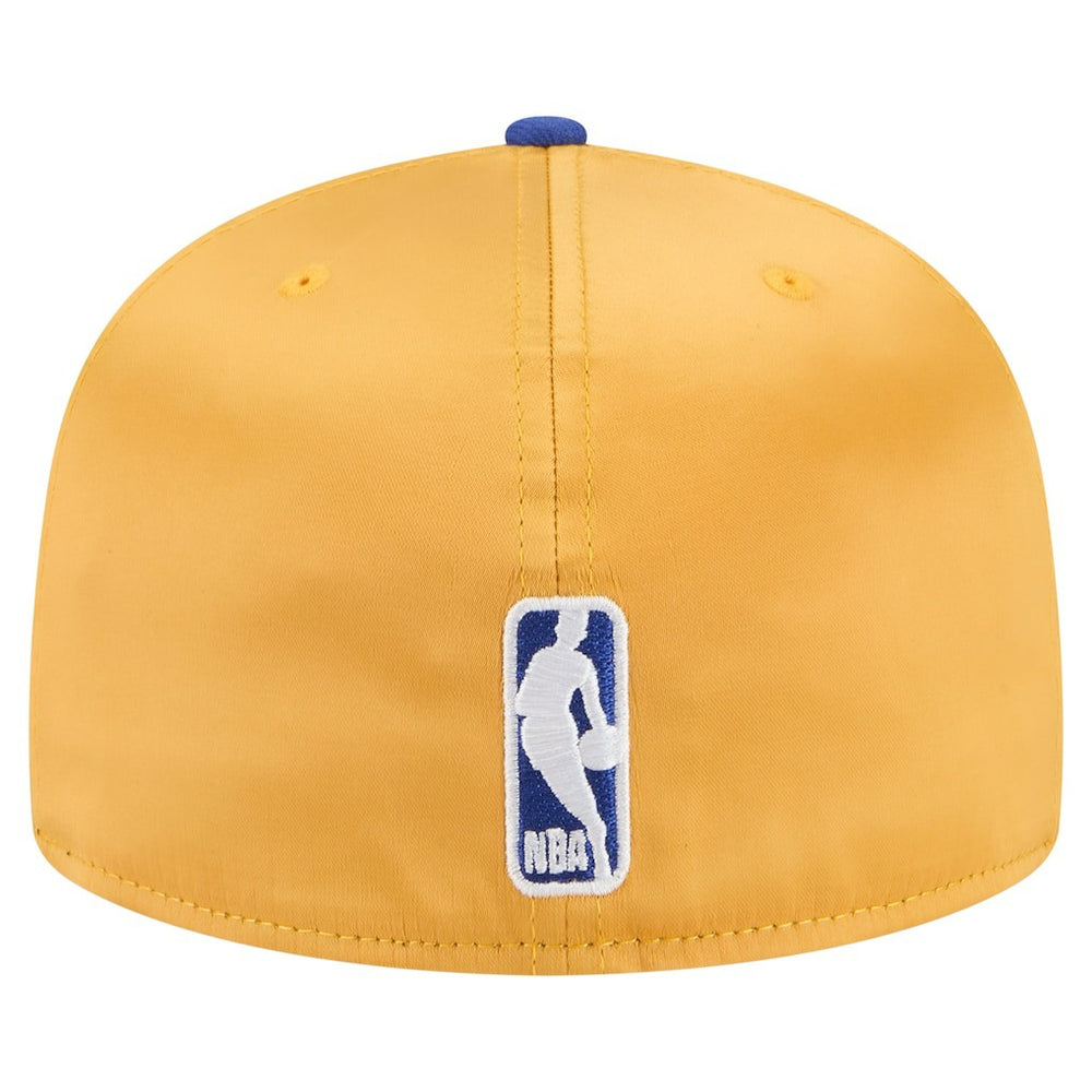 Golden State Warriors Satin Two-Tone 59FIFTY Fitted Hat sale - Gold/Royal | New Era for sale