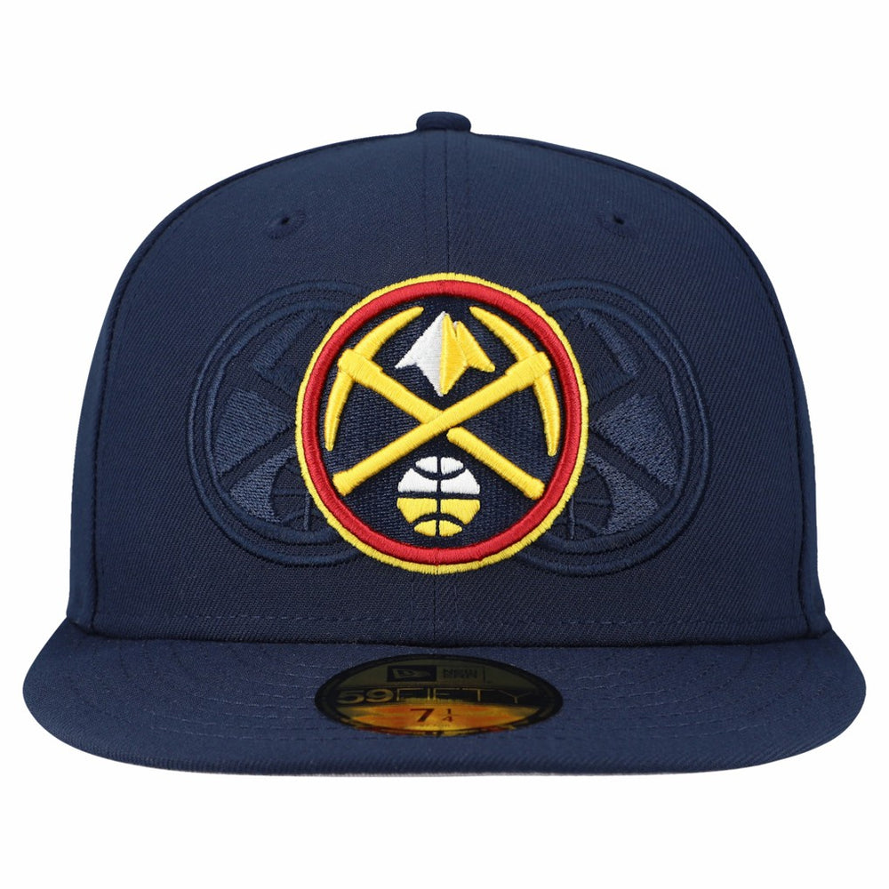 Denver Nuggets Tri-Hit 59Fifty Fitted Hat sale - Navy | New Era online