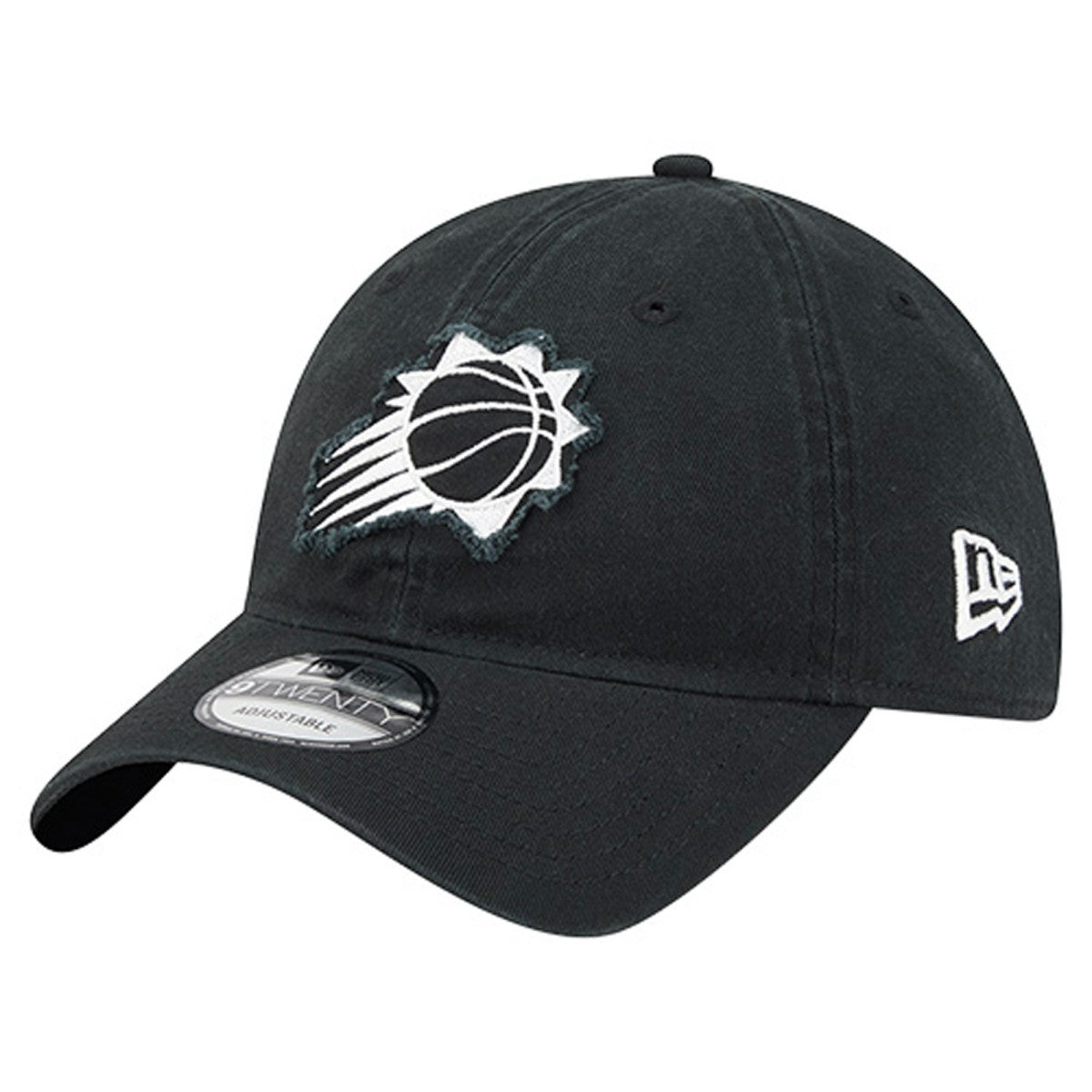 Phoenix Suns Stamp Fabric Applique 9TWENTY Adjustable Hat - Black | New Era for sale
