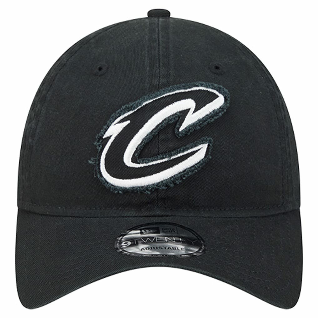 Cleveland Cavaliers Stamp Fabric Applique 9TWENTY Adjustable Hat sale - Black | New Era discount
