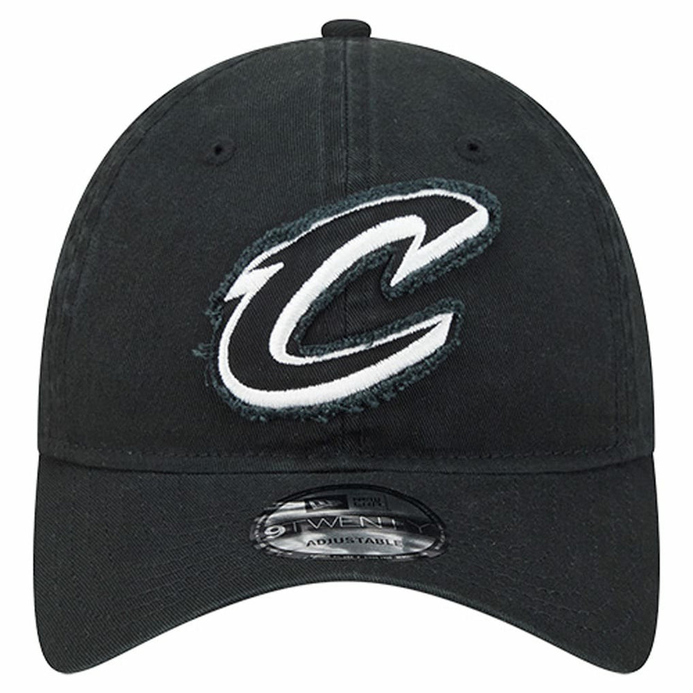 Cleveland Cavaliers Stamp Fabric Applique 9TWENTY Adjustable Hat sale - Black | New Era discount