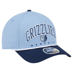 Memphis Grizzlies Bold Arch COOLERA 9FORTY A-Frame M-Crown Adjustable Hat - Light Blue | New Era sale