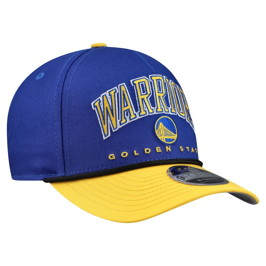 Golden State Warriors Bold Arch COOLERA 9FORTY A-Frame M-Crown Adjustable Hat sale - Royal | New Era for sale
