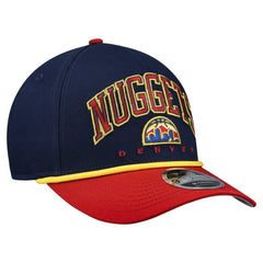 Denver Nuggets Bold Arch COOLERA 9FORTY A-Frame M-Crown Adjustable Hat sale - Navy | New Era discount