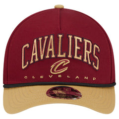 Cleveland Cavaliers Bold Arch COOLERA 9FORTY A-Frame M-Crown Adjustable Hat sale - Wine | New Era discount
