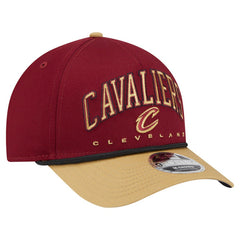 Cleveland Cavaliers Bold Arch COOLERA 9FORTY A-Frame M-Crown Adjustable Hat sale - Wine | New Era discount
