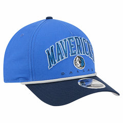 Dallas Mavericks Bold Arch COOLERA 9FORTY A-Frame M-Crown Adjustable Hat sale - Blue | New Era discount