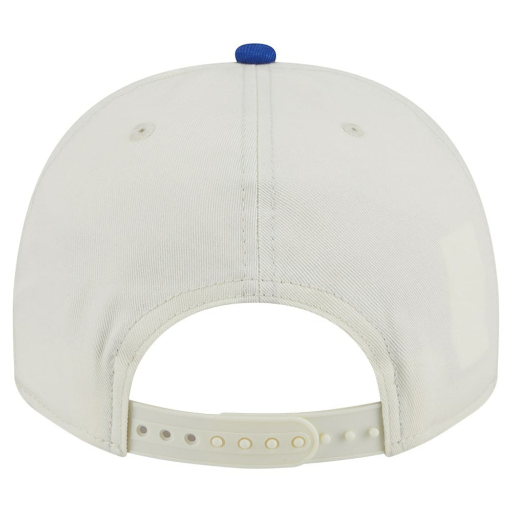 Golden State Warriors Chainstitch 9FIFTY A-Frame Snapback Hat sale - Cream/Royal | New Era shop