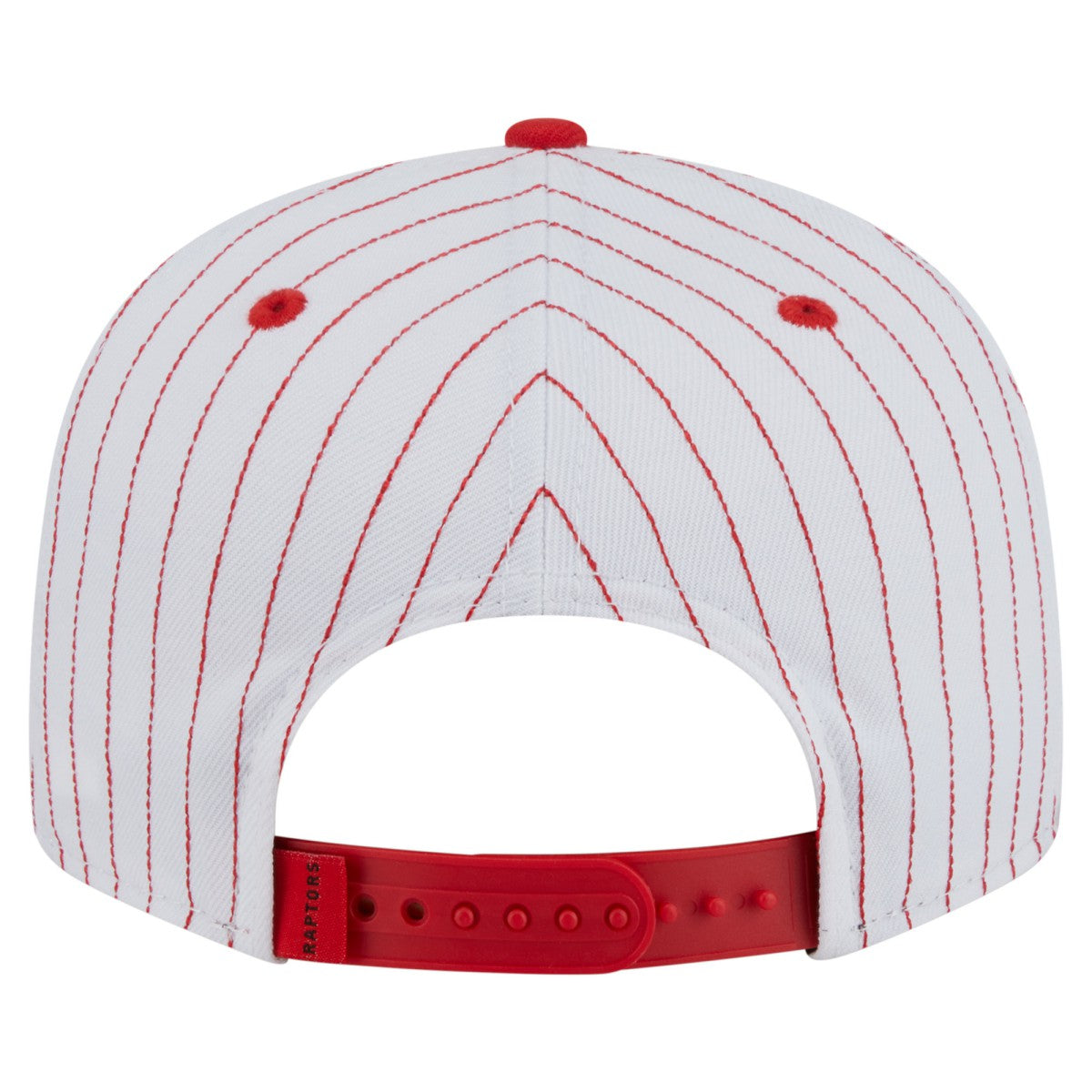 Toronto Raptors Deceptor Pinstripe 9FIFTY Snapback Hat - White | New Era shop