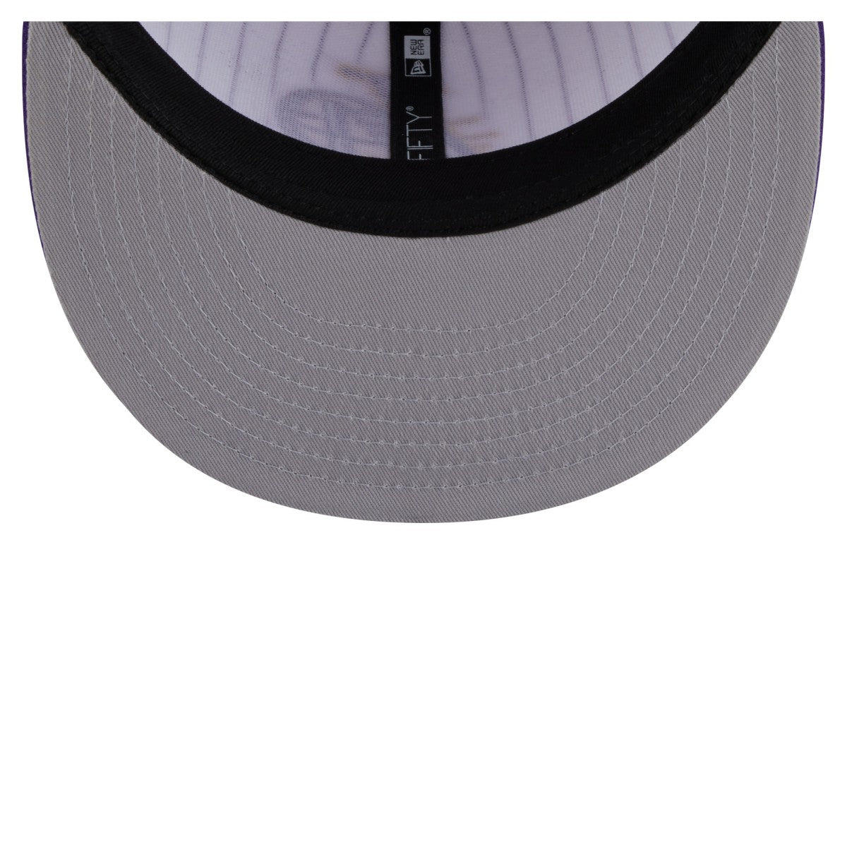 Los Angeles Lakers Deceptor Pinstripe 9FIFTY Snapback Hat - White | New Era online