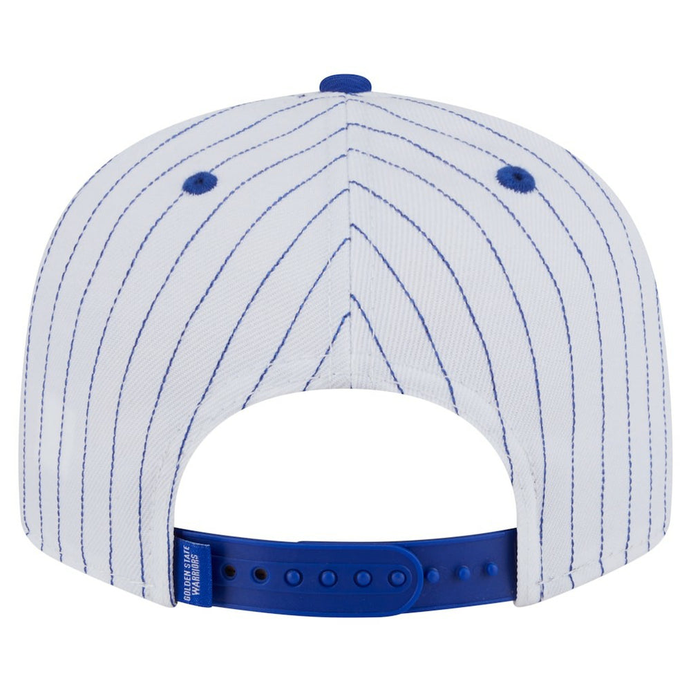 Golden State Warriors Deceptor Pinstripe 9FIFTY Snapback Hat sale - White | New Era outlet