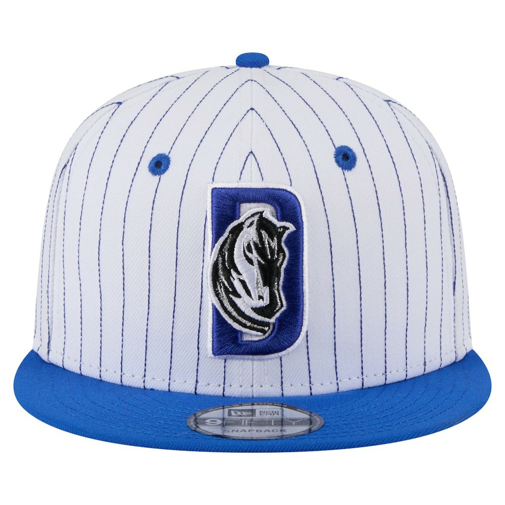 Dallas Mavericks Deceptor Pinstripe 9FIFTY Snapback Hat sale - White | New Era for sale