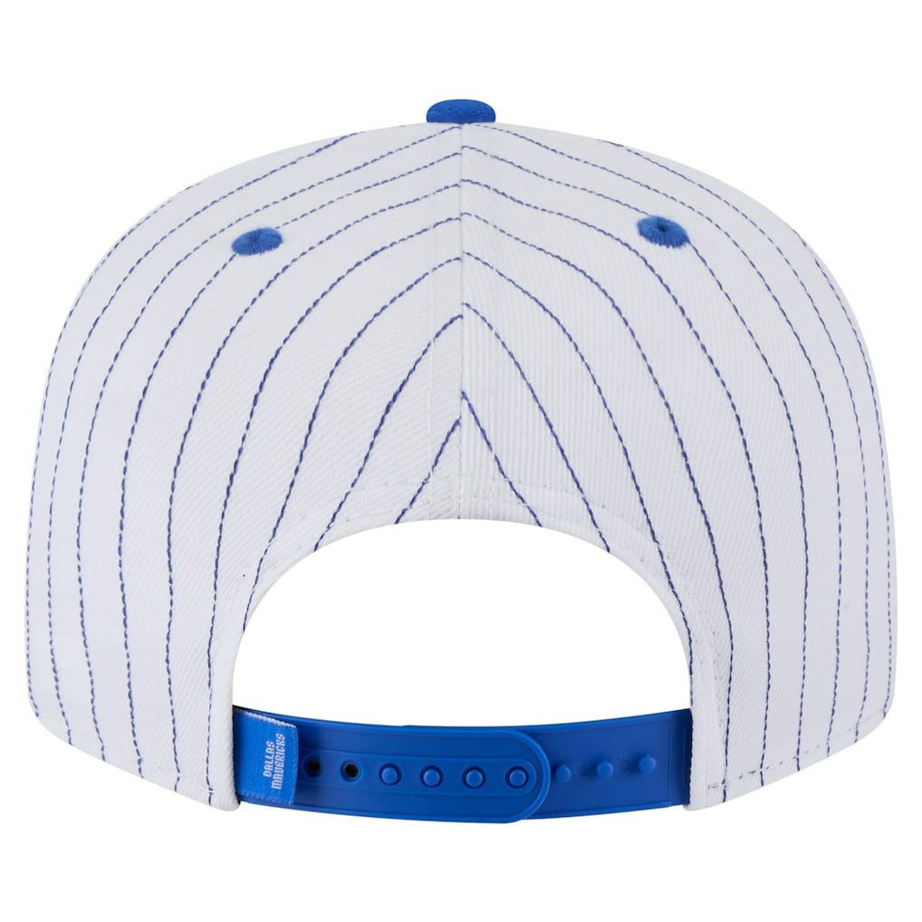 Dallas Mavericks Deceptor Pinstripe 9FIFTY Snapback Hat sale - White | New Era for sale