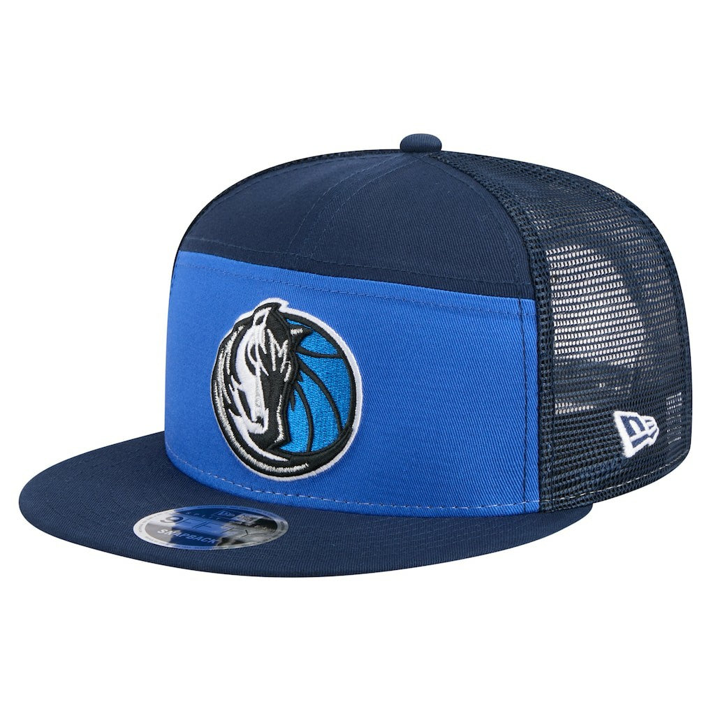 Dallas Mavericks Outdoor Split Panel 9FIFTY Snapback Hat sale - Blue/Navy | New Era for sale