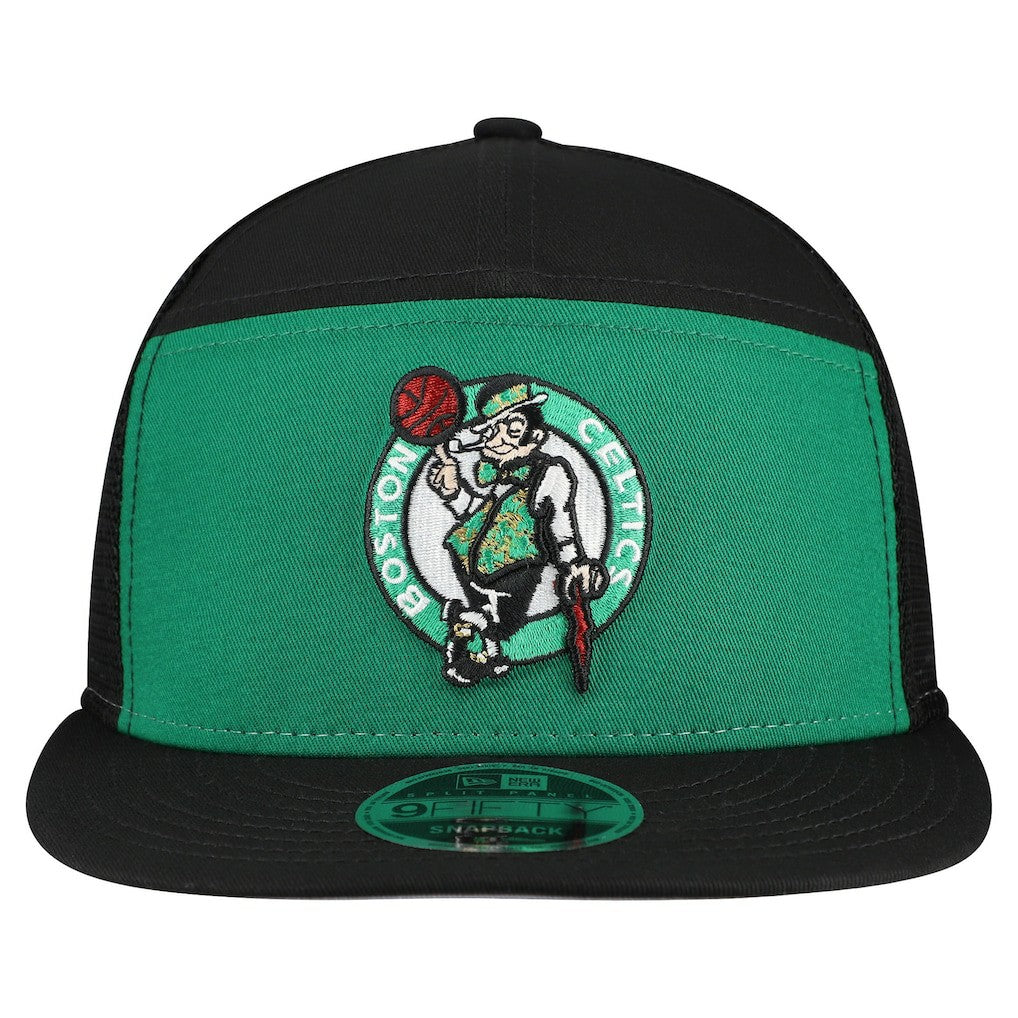 Boston Celtics Outdoor Split Panel 9FIFTY Snapback Hat - Kelly Green/Black | New Era shop