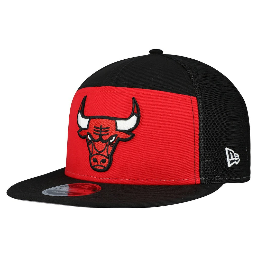 Chicago Bulls Outdoor Split Panel 9FIFTY Snapback Hat - Red/Black | New Era sale