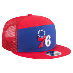 Philadelphia 76ers Outdoor Split Panel 9FIFTY Snapback Hat - Royal/Red | New Era sale