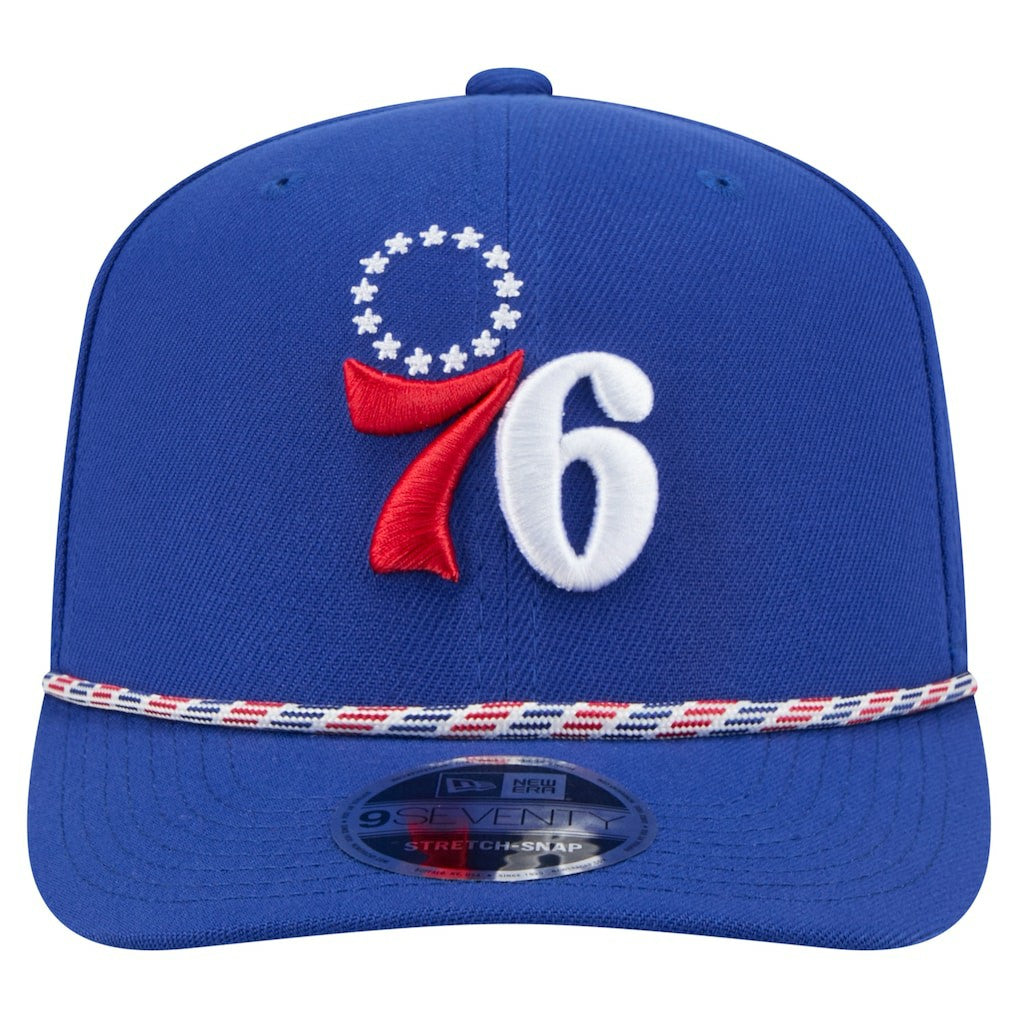 Philadelphia 76ers Rope 9SEVENTY Adjustable Hat - Blue | New Era on sale