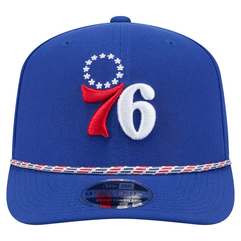 Philadelphia 76ers Rope 9SEVENTY Adjustable Hat - Blue | New Era on sale