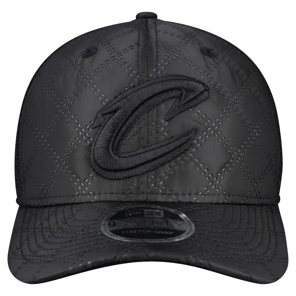 Cleveland Cavaliers Quilted 9SEVENTY Trucker Adjustable Hat sale - Black | New Era shop