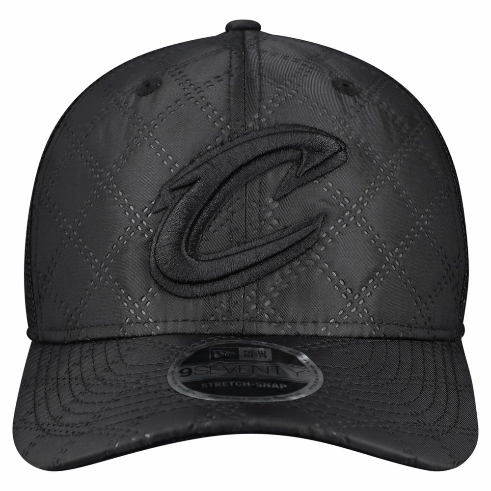Cleveland Cavaliers Quilted 9SEVENTY Trucker Adjustable Hat sale - Black | New Era shop
