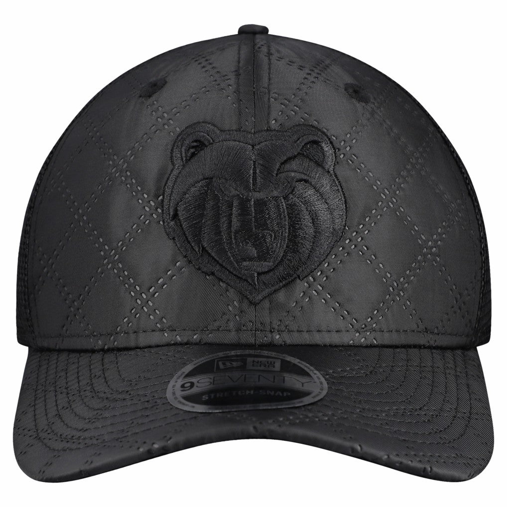 Memphis Grizzlies Quilted 9SEVENTY Trucker Adjustable Hat - Black | New Era discount