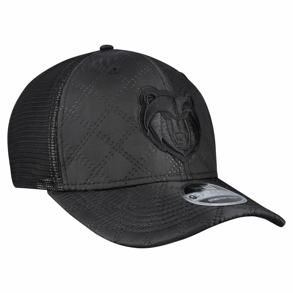 Memphis Grizzlies Quilted 9SEVENTY Trucker Adjustable Hat - Black | New Era discount