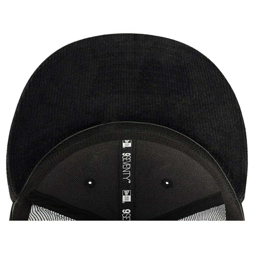 Chicago Bulls Quilted 9SEVENTY Trucker Adjustable Hat - Black | New Era on sale