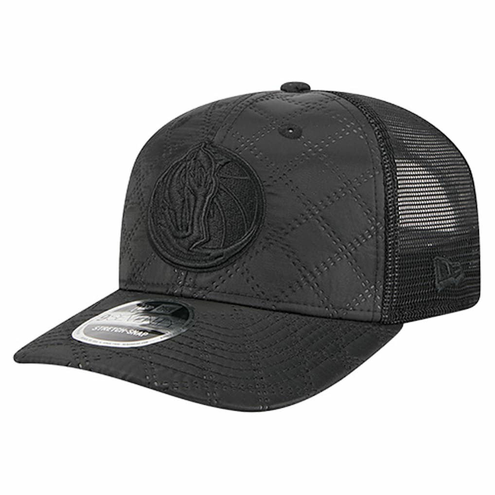 Dallas Mavericks Quilted 9SEVENTY Trucker Adjustable Hat sale - Black | New Era on sale