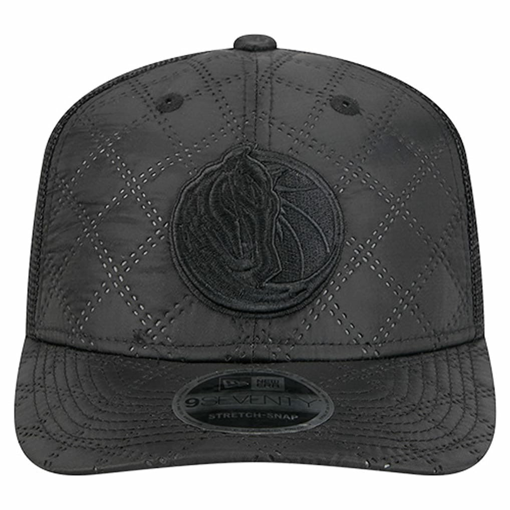 Dallas Mavericks Quilted 9SEVENTY Trucker Adjustable Hat sale - Black | New Era on sale