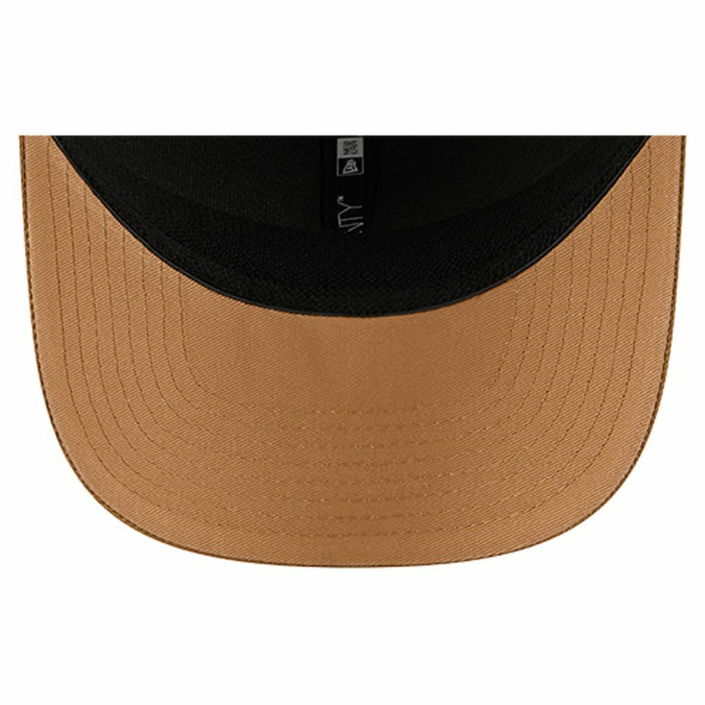 Philadelphia 76ers Two-Tone 9SEVENTY Adjustable Trucker Hat - Tan/Light Brown | New Era for sale