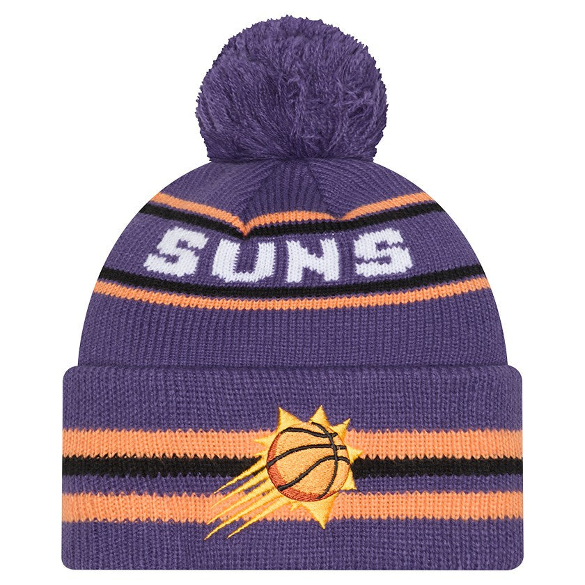 Phoenix Suns Classic Cuffed Knit Hat with Pom - Purple | New Era outlet