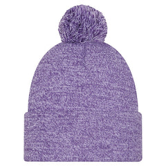 Los Angeles Lakers Marled Cuffed Knit Hat with Pom - Purple | New Era discount